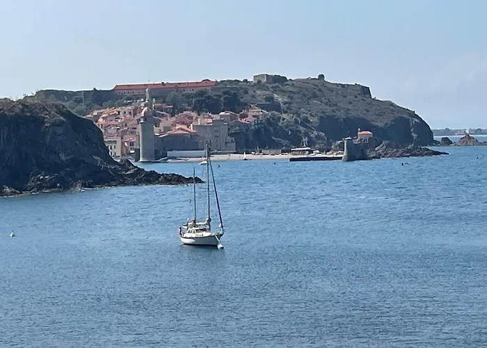 Διαμέρισμα Azur-les Pieds Dans L'eau-vue Sur Et Clocher De En Toile De Fond - Wifi Fibre- Parking Couvert Κολιούρ